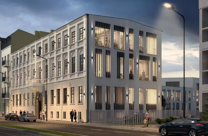 Tak zmieni się były komisariat Policji w Łodzi — projekt Boom Architekci