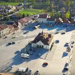 Widok rynku z lotu ptaka