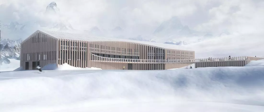 Students designed a ski resort in the Alps and won the competition!