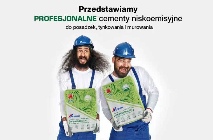 New low-carbon Vertua® bagged cements on offer from CEMEX Poland support 