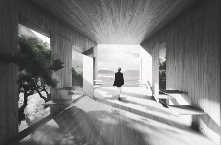 The Secret Garden. A restaurant and observatory project in Iceland