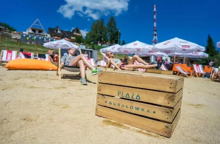A beach on Gubalowka? Why not?
