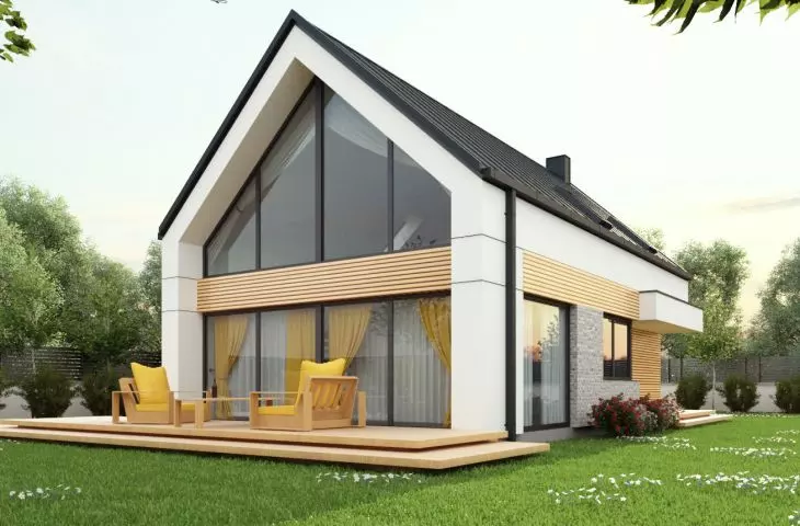 Energy-efficient and economical house for a small family