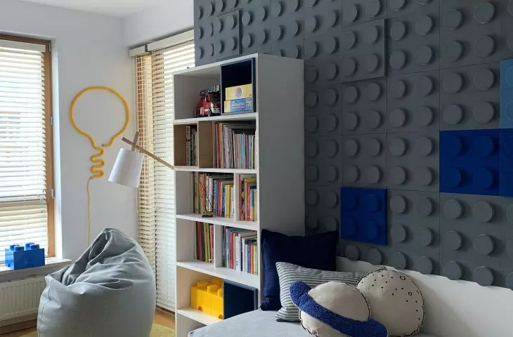 Lego-themed room