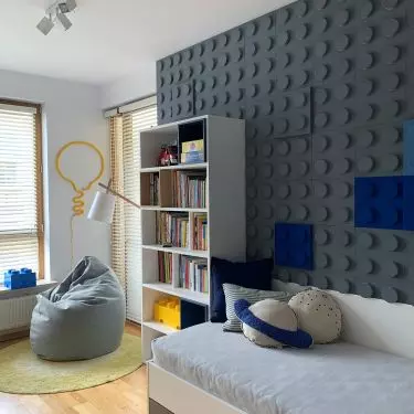 Pokój z motywem klocków Lego