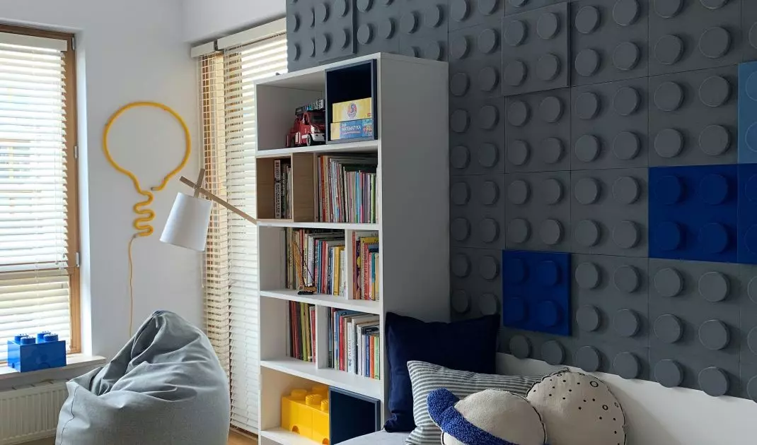 Lego-themed room