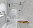 Thanks to the revolutionary Neolith Slip-No-More anti-slip coating, now bathrooms are not only beautiful, but also safer.