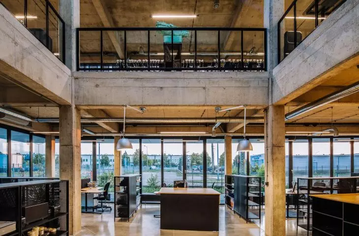 Industrial style office interior from P3
