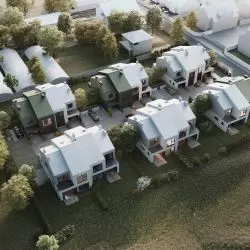 Osiedle zostało zaprojektowane w warszawskiej dzielnicy Wawer