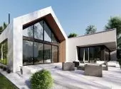 Nowoczesny i efektowny projekt domu w stylu nowoczesnej stodoły