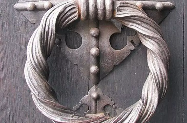 Door knocker - a rustic accent to greet you