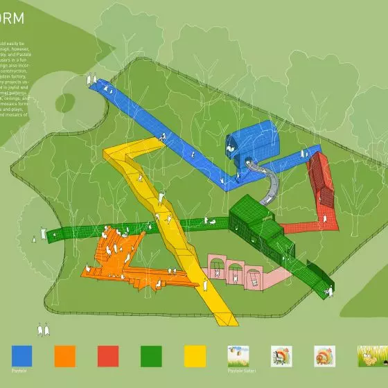 Wyróżnienie (ex aequo), proj.: „Beautiful Memories Playscape”