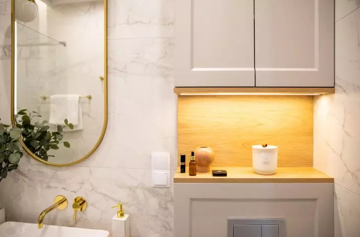 Interior in glamour style or the essence of sensuality