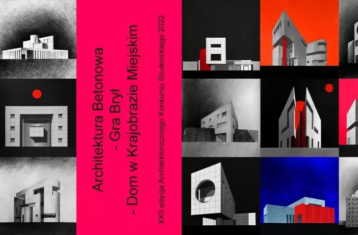 Wyniki konkursu „Architektura Betonowa – Gra Brył – Dom w Krajobrazie Miejskim”
