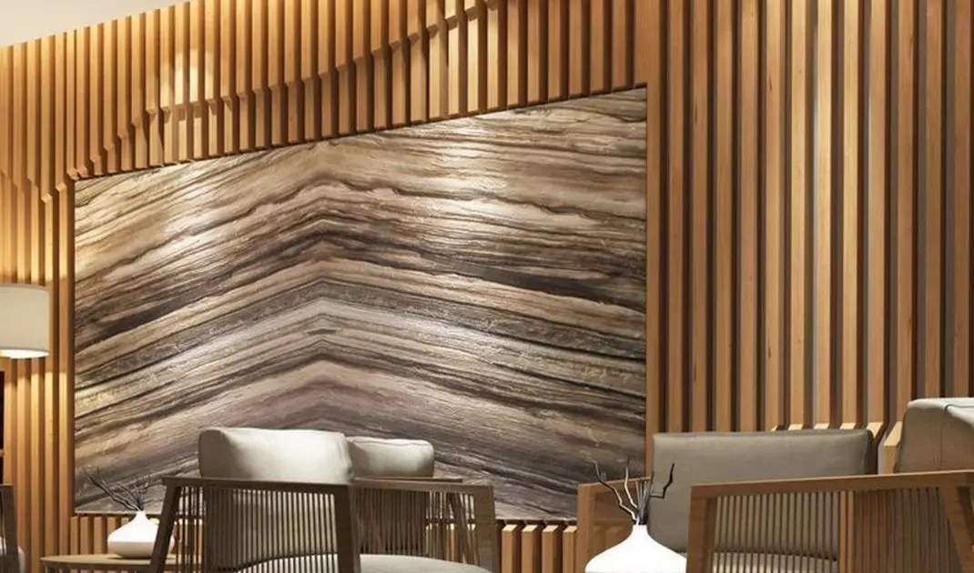 Quartzite in shades of brown