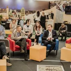 od lewej: Dominik Darasz, Tomasz Janowski, Stanisław Mazur, Małgorzata Tomczak