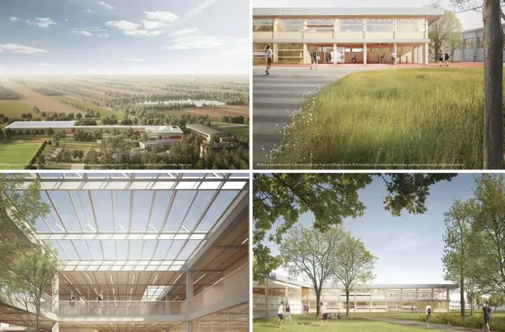 Wyniki konkursu na opracowanie koncepcji architektoniczno-urbanistycznej bazy warsztatowej Zespołu Szkół Rolniczych Centrum Kształcenia Zawodowego — HIPERBAZA w Świdwinie