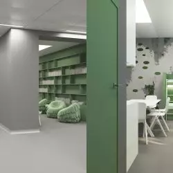 Wnętrze oddziałów żeńskich Aresztu Śledczego w Opolu