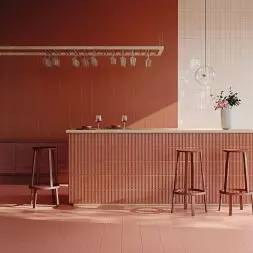 Minimalistyczne płytki we wnętrzu