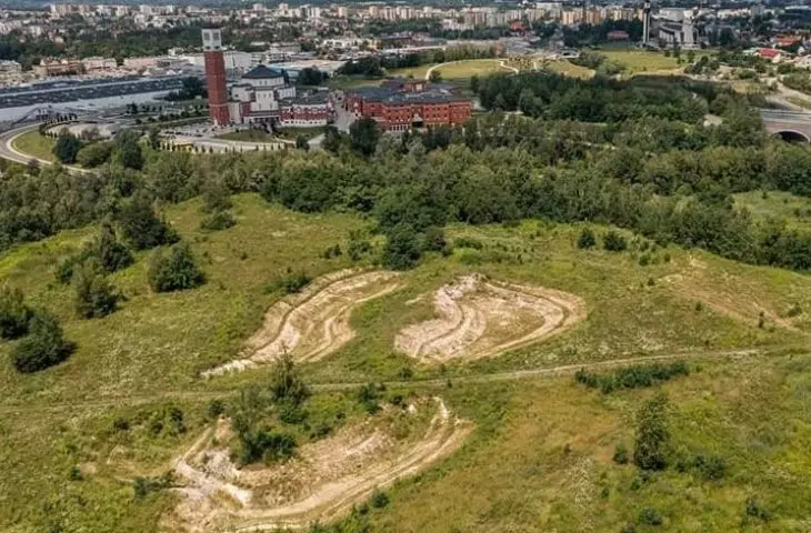 Krakow's White Seas, however, a green area!