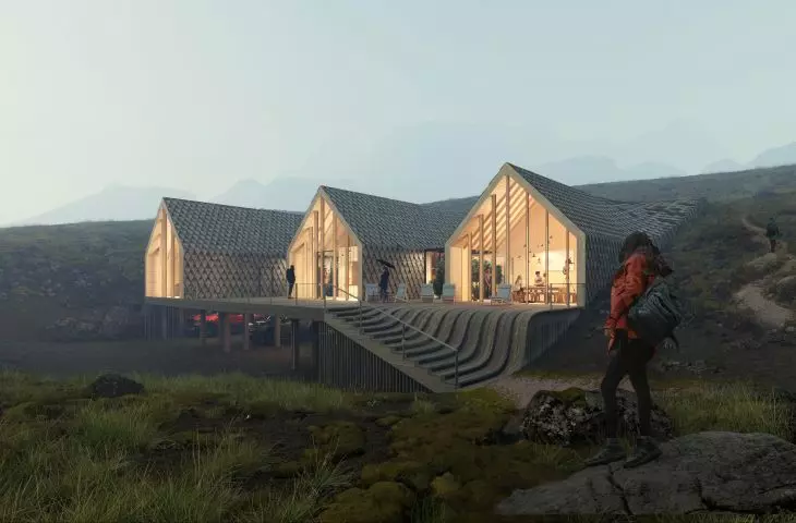 An idea for an Icelandic community house. Modular construction as simple as furniture from IKEA