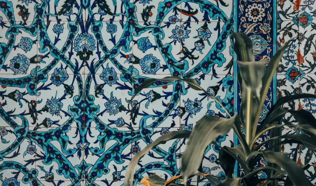 Tiles in the interior