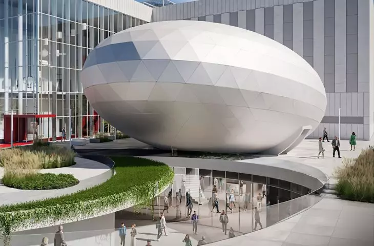 A big egg will land in front of TVP