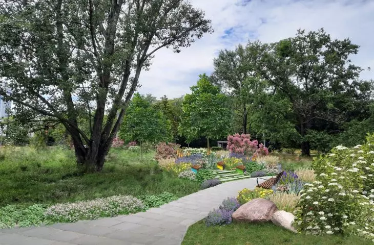 Quantity, not size. Seven new parks in Warsaw