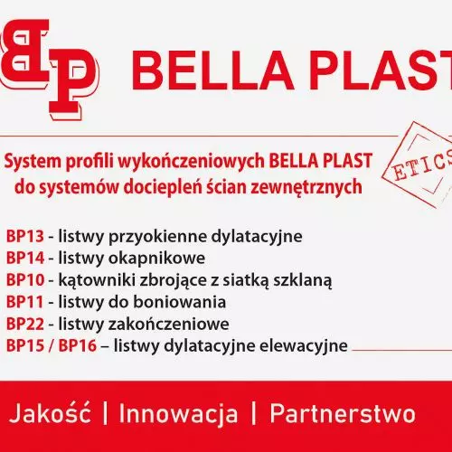 BELLA PLAST – profile wykończeniowe do systemów dociepleń