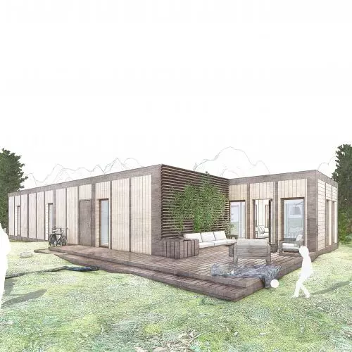 Prefabrykowany dom modułowy. Polski projekt w międzynarodowym konkursie Modular Home 2