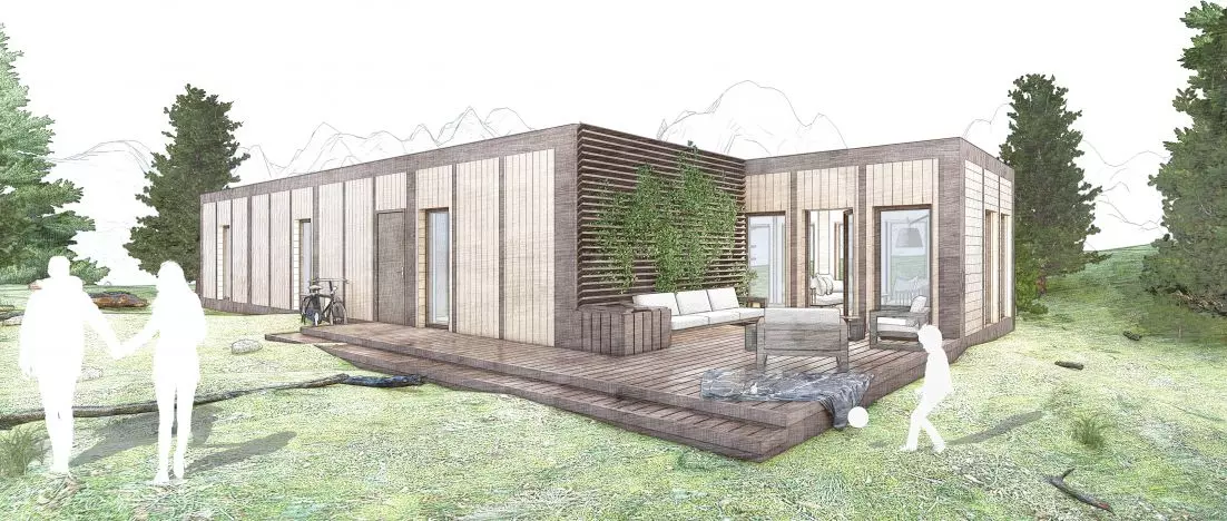Prefabrykowany dom modułowy. Polski projekt w międzynarodowym konkursie Modular Home 2