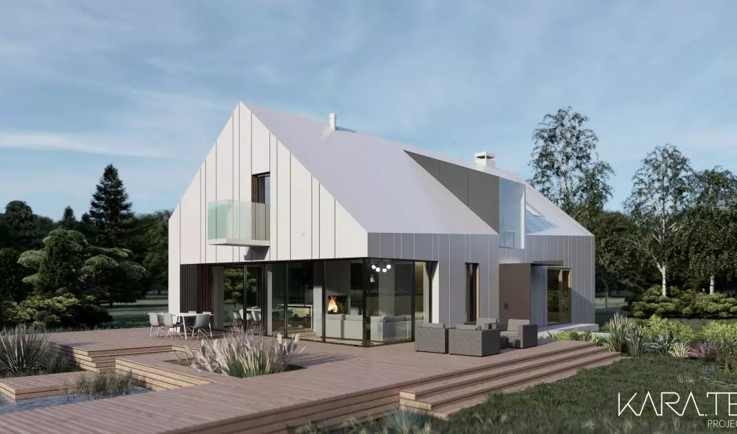 Projekt domu na Kaszubach