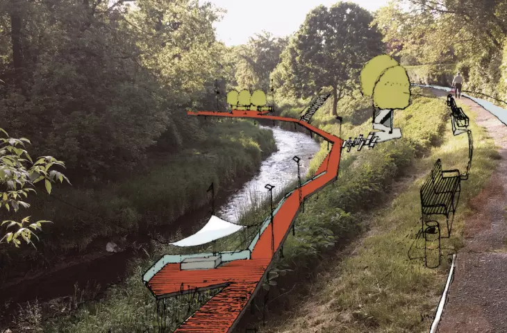 Can Krakow get a new linear park in Grzegórzki?