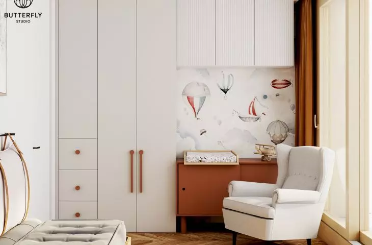 Open spaces and delicate vintage - an interior in Warsaw's Mokotow district
