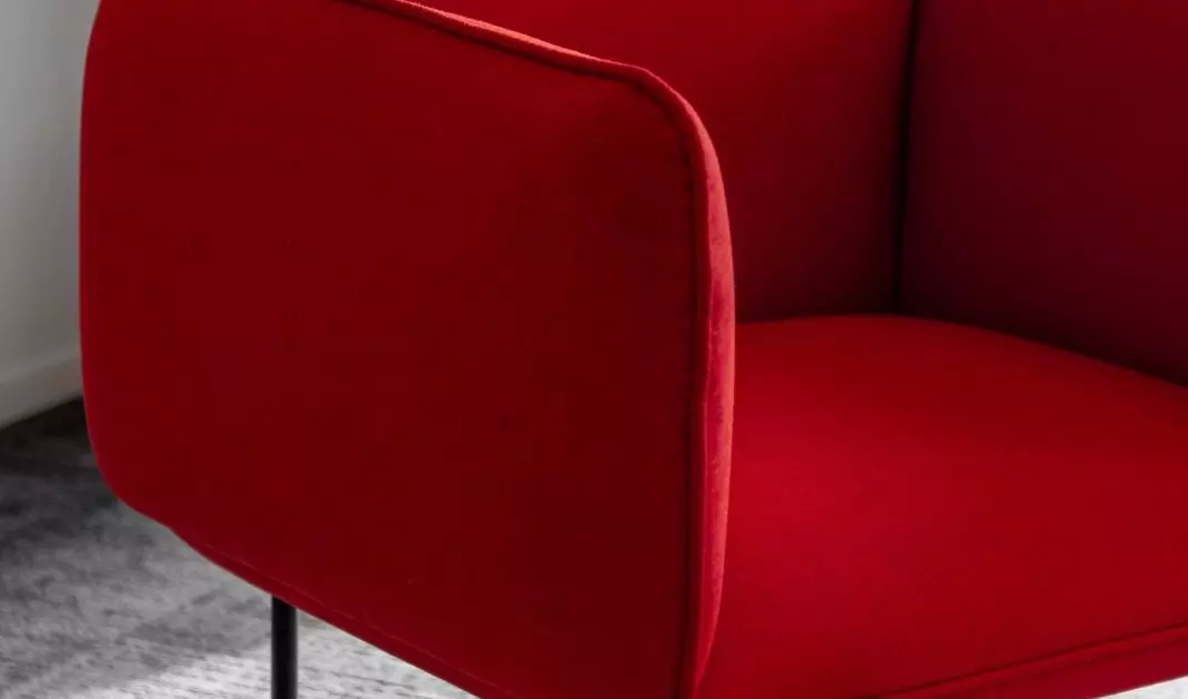 Upholstered armchair