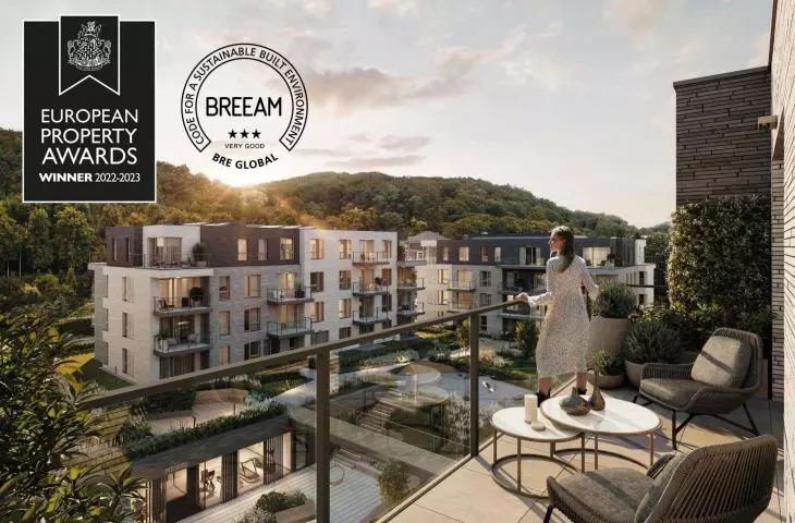 Oscar in the real estate industry for Atrium Oliva. Winner of the European Property Awards 2022-2023.