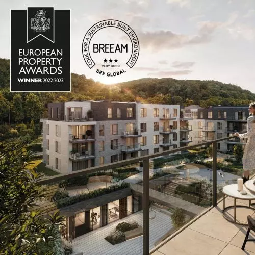 Oscar in the real estate industry for Atrium Oliva. Winner of the European Property Awards 2022-2023.