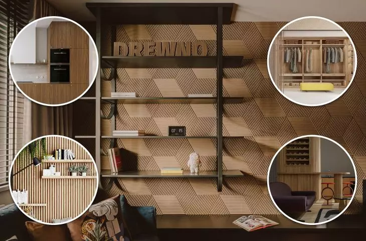 Review of 5 interior designs where wood reigns supreme