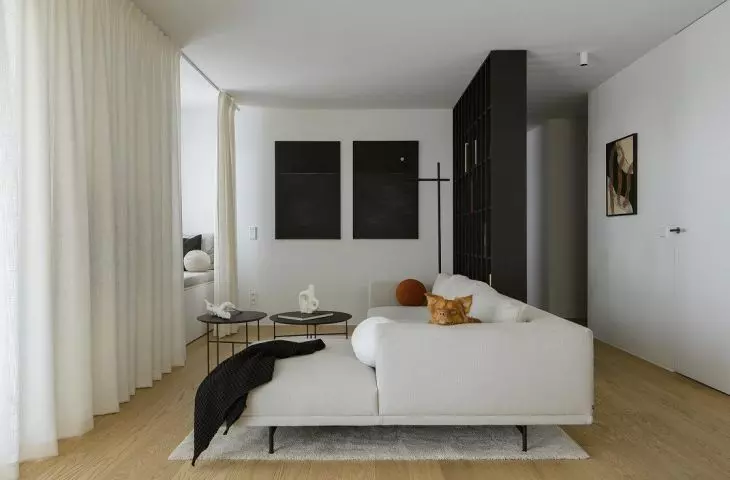 Austerity of form and color. Gdansk apartment designed by Ony-X Studio