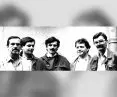 pierwszy etatowy zespół projektowy APA, od lewej: Stanisław Deńko, Jacek Czech, Robert Kuzianik, Dariusz Gruszka i Artur Jasiński, 1987