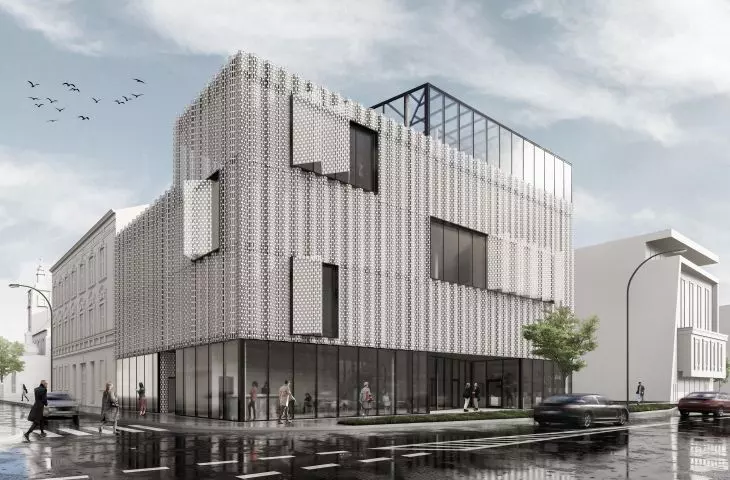 Interactive multicenter. A student project of a mediatheque in Krakow