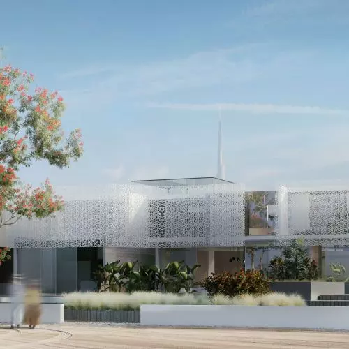 Courtyard House. Studencki projekt luksusowej willi w Dubaju