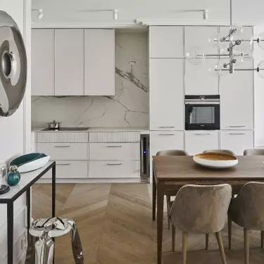 Salon, jadalnia i kuchnia
