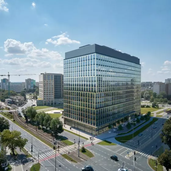 Biurowiec P180 (Skanska) w Warszawie — pierwsza inwestycja z wykorzystaniem betonu Vertua® CEMEX