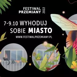 Baner 12 edycji festiwalu Przemiany