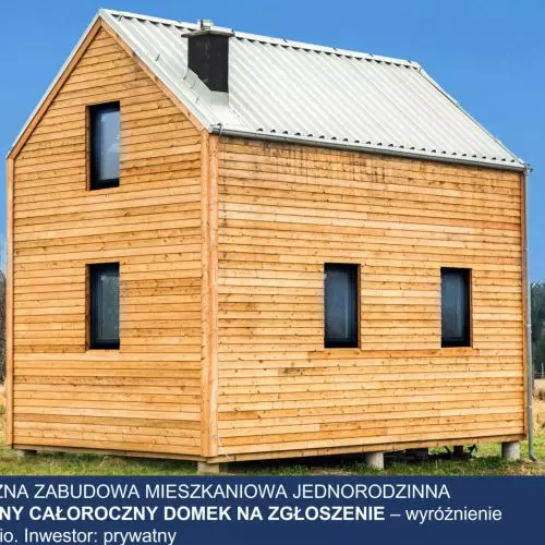 Wyróżnienie w kategorii Najlepsza ekologiczna zabudowa mieszkaniowa jednorodzinna