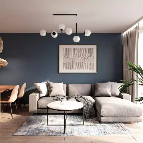 Mieszkanie łączące styl boho z technologią smart home