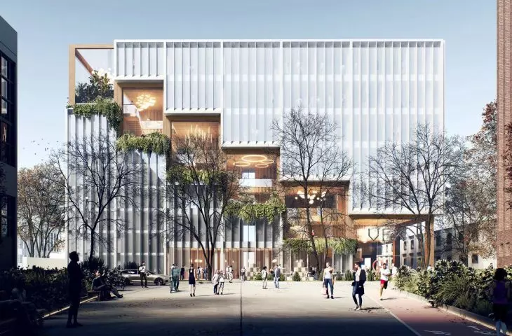 Schody do wiedzy. Wyróżniony projekt jubileuszowego budynku Uniwersytetu Ekonomicznego w Krakowie