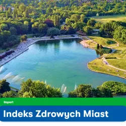 Indeks zdrowych miast - strona tytułowa raportu