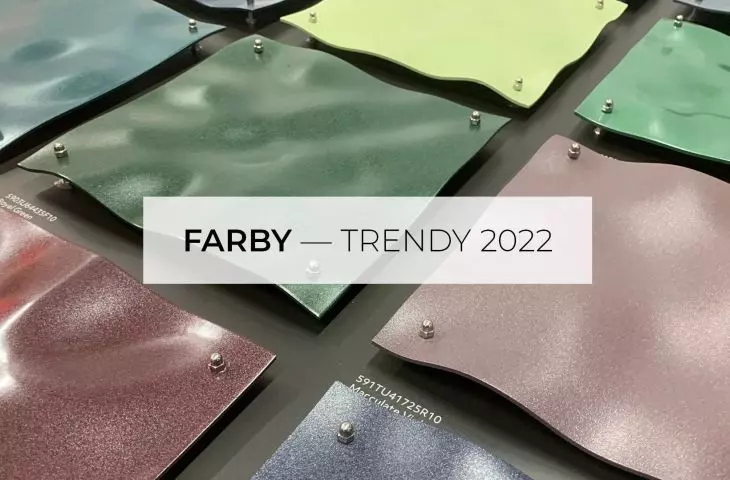 Farby – trendy 2022